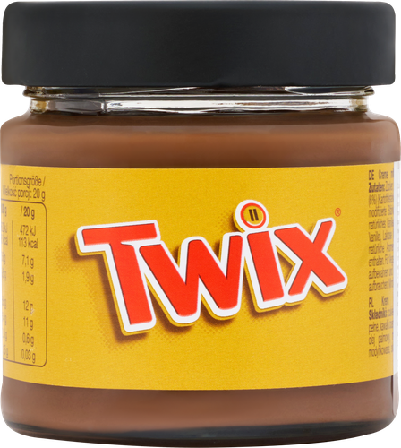 Паста шоколадная TWIX, 200г, крупный план