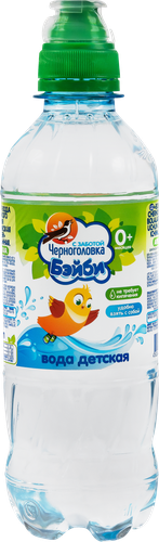 Вода питьевая детская ЧЕРНОГОЛОВКА БЭЙБИ с рождения, 330мл, крупный план