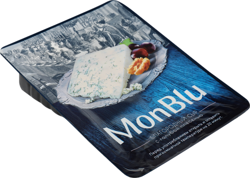 Сыр MONBLU с голубой благородной плесенью 50%, без змж, 100г, фото