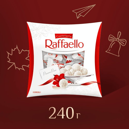 Конфеты RAFFAELLO с цельным миндальным орехом в кокосовой обсыпке, 240г, детальное фото