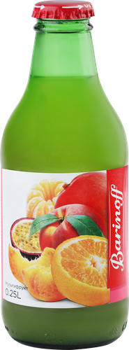 Нектар BARINOFF Мультифруктовый с мякотью, 0.25л, фотография