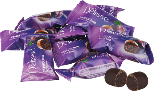 Конфеты DELISSE Чернослив в глазури, весовые, фотография