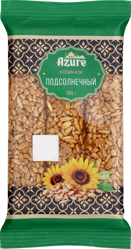 Козинак подсолнечный AZURE, 150г, вид