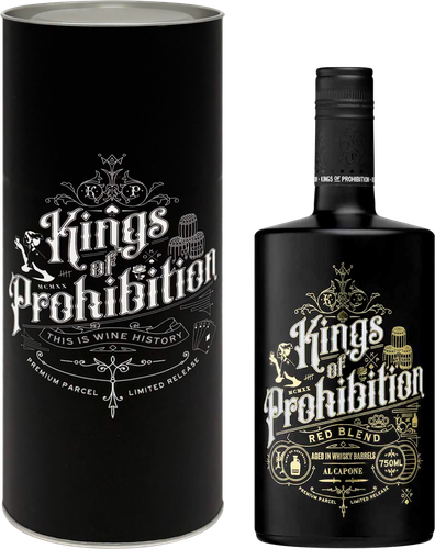 Вино KINGS OF PROHIBITION Аль Капоне Ред Бленд выдержанное красное полусухое, п/у, 0.75л, детальное фото
