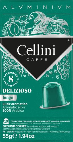 Кофе молотый в капсулах CELLINI Delizioso, 100% Арабика, 10кап, изображение