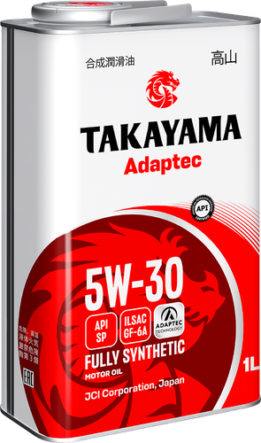 Масло моторное TAKAYAMA синтетическое SAE 5W-30 API SN/СF С3, 1л, изображение