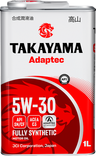 Масло моторное TAKAYAMA синтетическое SAE 5W-30 API SN/СF С3, 1л, фото
