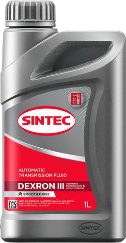 Масло трансмиссионное SINTEC Dexron ATF III, минеральное, 1л, изображение