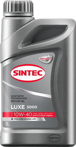 Масло моторное SINTEC Luxe 5000 10W-40 SL/CF, полусинтетическое, 1л, фотография