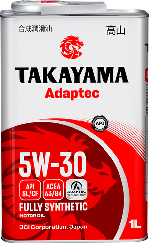 Масло моторное TAKAYAMA синтетическое SAE 5W-30 API SL/СF, 1л, детальное фото