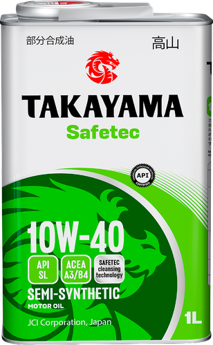 Масло моторное TAKAYAMA полусинтетическое SAE 10W-40 API SL/СF, 1л, фото