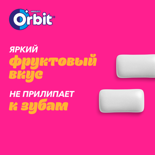 Жевательная резинка ORBIT Манго, без сахара, 13,6г, фото