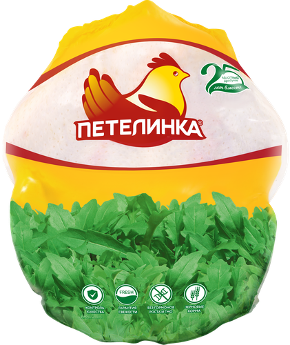 Тушка цыпленка-бройлера ПЕТЕЛИНКА 1 сорт, потрошеная, весовая, детальное фото