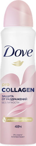 Антиперспирант-спрей женский DOVE Pro-Collagen, 150мл, вид