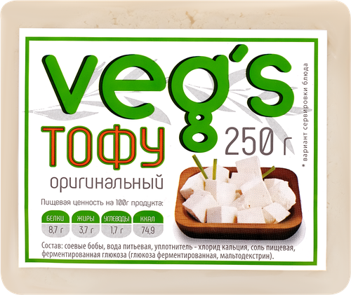 Тофу VEG`S Оригинальный, 250г, изображение