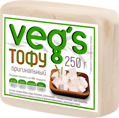 Тофу VEG`S Оригинальный, 250г, фото