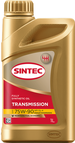 Масло трансмиссионное SINTEC TRANS ТМ4 SAE 75W-90 API GL-4, полусинтетическое, 1л, детальное фото