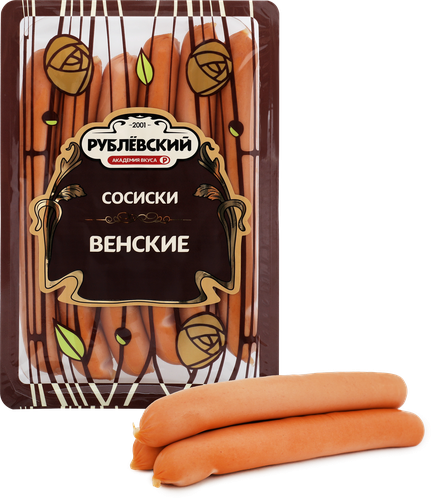 Сосиски РУБЛЁВСКИЙ Венские, 330г, фотография
