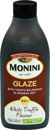 Соус бальзамический MONINI Balsamico Glaze, со вкусом белого трюфеля, 250мл, детальное фото