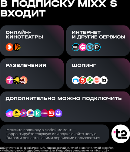 Сим-карта T2 с саморегистрацией, изображение