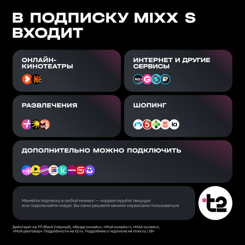 Сим-карта T2 с саморегистрацией, вид