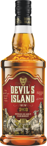 Ром DEVIL'S ISLAND Спайсд выдержанный 37,5%, 0.7л