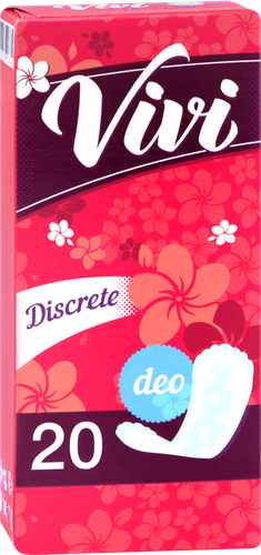 Прокладки ежедневные VIVI Discrete Form Deo, 20шт, фотография