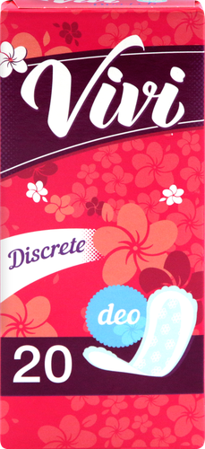 Прокладки ежедневные VIVI Discrete Form Deo, 20шт, изображение