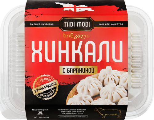 Хинкали MIDI MODI с бараниной, 520г, фото