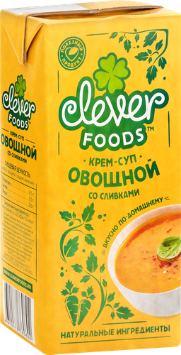 Крем-суп Овощной со сливками, 1л, детальное фото