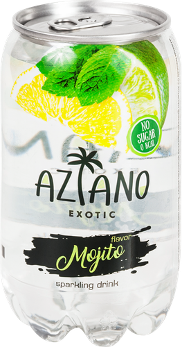 Напиток AZIANO Mojito газированный, 0.35л, детальное фото
