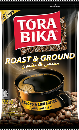 Кофе молотый TORABIKA Roast&Ground жареный, 60г, крупный план