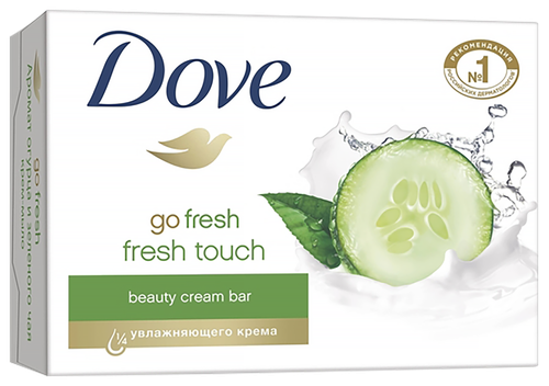 Крем-мыло DOVE Прикосновение свежести, 135г, изображение