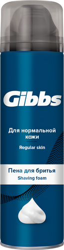 Пена для бритья GIBBS Regular, 200мл, фотография