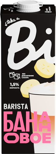 Напиток растительный TAKE A BITE Бариста Овсяно-банановый, 1000мл, фотография