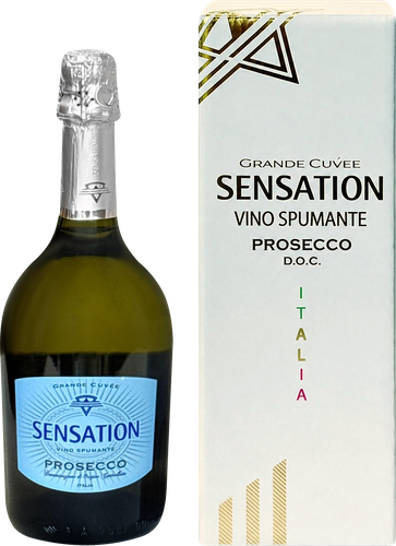 Вино игристое SENSATION Просекко регион Венето белое брют, п/у, 0.75л, фотография