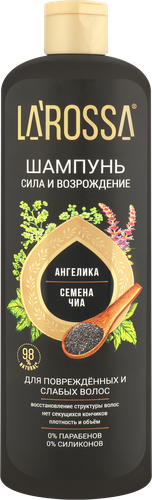 Шампунь для волос ЛА РОССА Ангелика и семена чиа, 500мл, фото