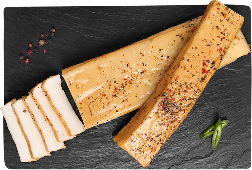 Кальмар Гигантский горячего копчения филе, фасованный ЛЕНТА FRESH, весовой, вид