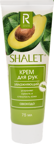 Крем для рук SHALET Авокадо увлажняющий, 75мл, детальное фото