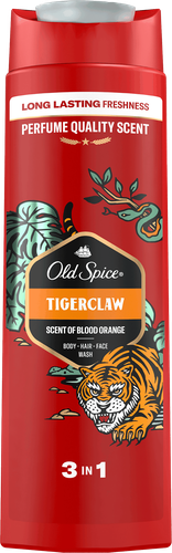Гель для душа-шампунь мужской OLD SPICE Tigerclaw, 400мл, фотография