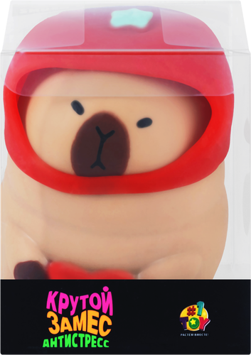 Игрушка 1TOY Крутой замес, капибара в шапке, 11,5x10x7см, в ассортименте, картинка