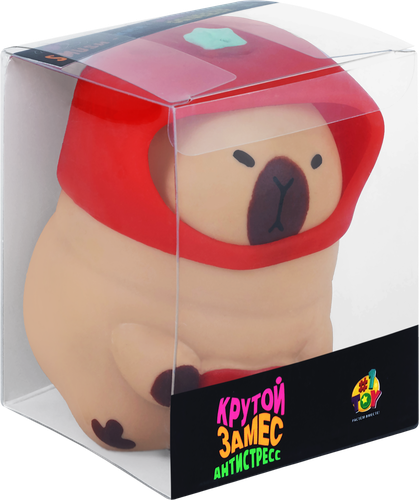 Игрушка 1TOY Крутой замес, капибара в шапке, 11,5x10x7см, в ассортименте, детальное фото