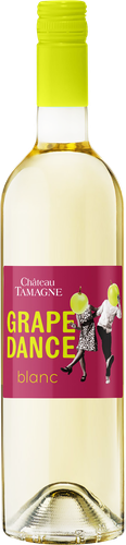 Вино CHATEAU TAMAGNE Grape Dance Кубань Таманский полуостров Российское белое полусухое, 0.75л