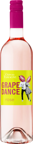 Вино CHATEAU TAMAGNE Grape Dance Кубань Таманский полуостров Российское розовое полусухое, 0.75л