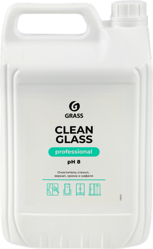 Средство для мытья стекол и зеркал GRASS Clean Glass Professional, 5000мл, изображение