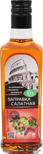 Заправка салатная БО По-итальянски с вялеными томатами, 250мл, картинка