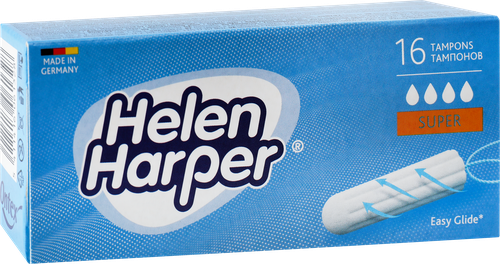 Тампоны HELEN HARPER Super безаппликаторные, 16шт, фотография