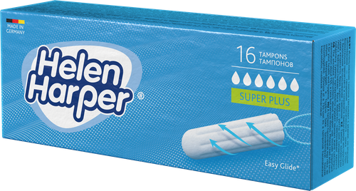 Тампоны HELEN HARPER Super Plus безаппликаторные, 16шт, вид