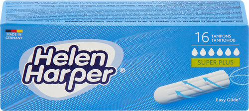 Тампоны HELEN HARPER Super Plus безаппликаторные, 16шт, детальное фото
