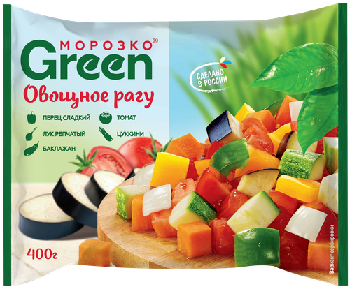 Смесь овощная МОРОЗКО GREEN Рагу, 400г, фотография